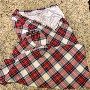 Pendleton ankle length lined checkered skirt